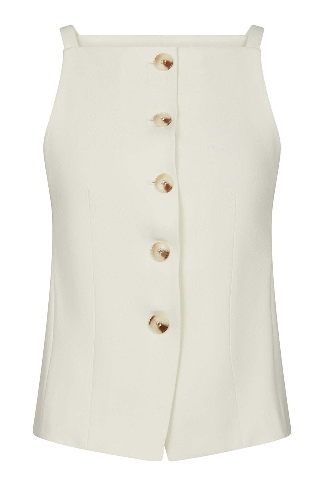 Kylie Structure vest - råhvid